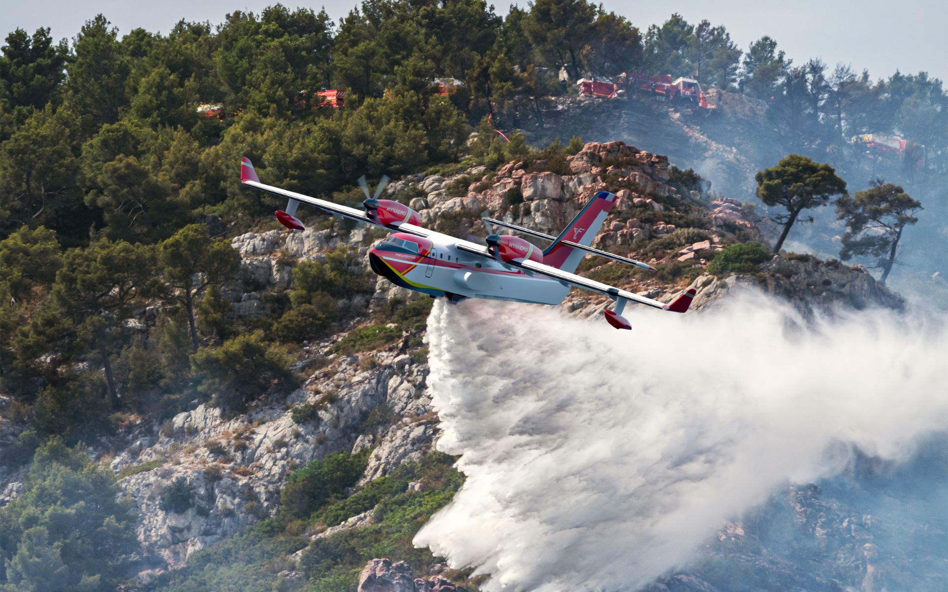 Fregate-F100 innovative water bomber planes| Hynaero firefighting seaplane manufacturer Fregate-F100 innovative water bomber planes| Hynaero firefighting seaplane manufacturer