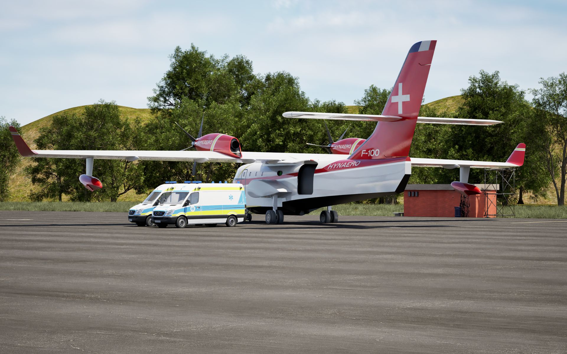 Fregate - hydravion medicalisé